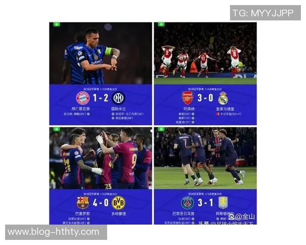 欧冠四强对决即将上演阿森纳挑战拜仁切尔西迎战巴萨马竞对决国米